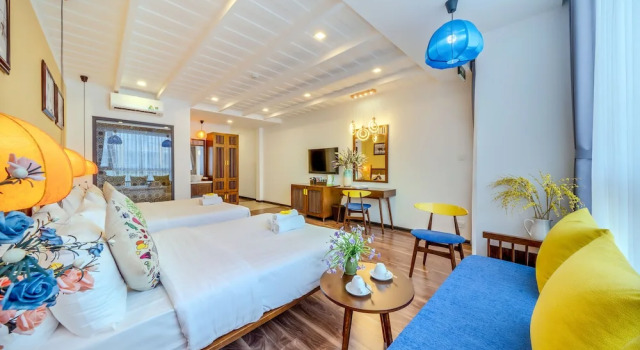 Четырёхместный семейный номер Standard Son Trang Hotel Hoi An