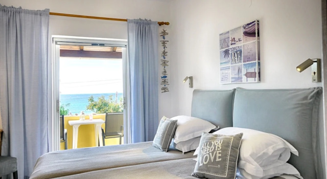 Vistonia Studio 5 Directly on the Beach With sea View