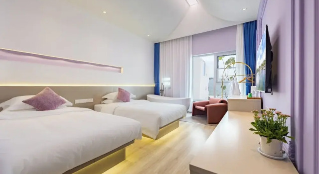 Двухместный семейный номер Standard с видом на океан Tangchi Seaview Resort