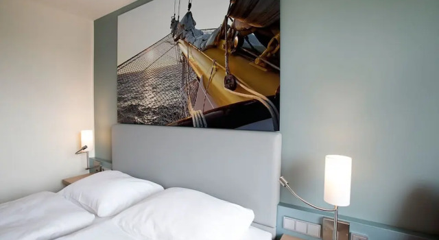 Семейный номер Standard с красивым видом из окна Nordsee Hotel City