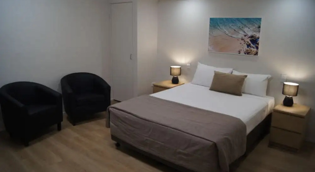 Deluxe Zimmer mit Balkon und mit Blick Beachside Motor Inn
