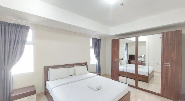 Serene And Comfort Living 3Br At Podomoro City Deli Medan Apartment, Prenota Appartamento Medan Sumatra