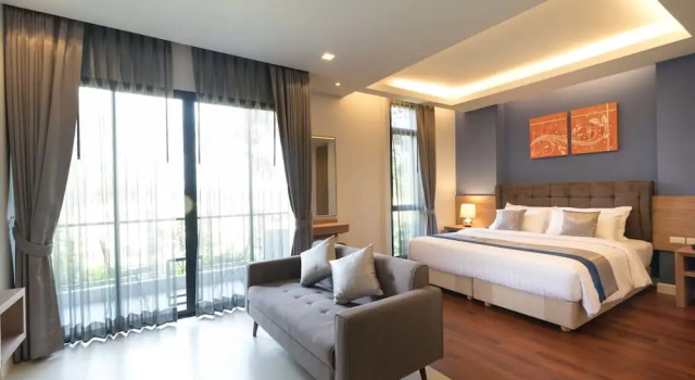 Одноместный номер Deluxe с балконом Green Ville Laguna Hotel