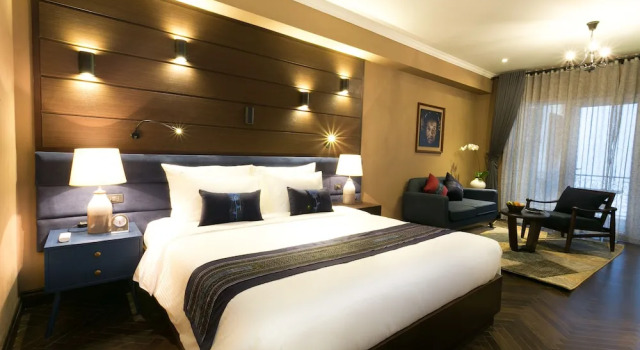 Полулюкс с балконом и с видом на горы Aliana Boutique Sapa Hotel & Spa