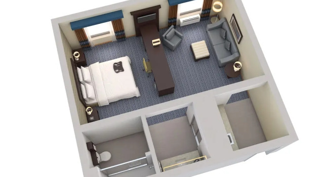 Двухместный люкс Hampton Inn and Suites Trophy Club - Fort Worth North