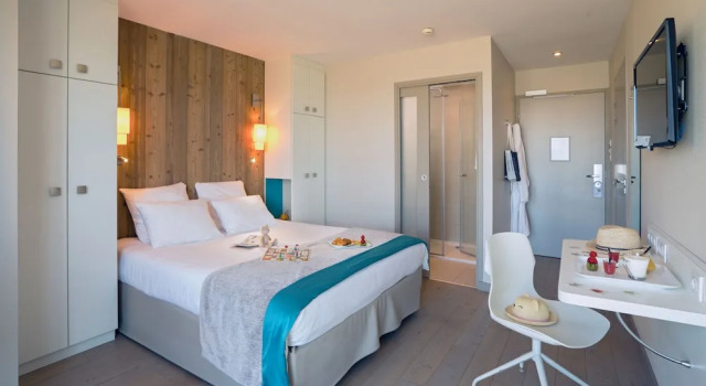 Двухместный номер Superior с частичным видом на море Prévithal Hôtel de la Baie Thalasso & Spa Marin