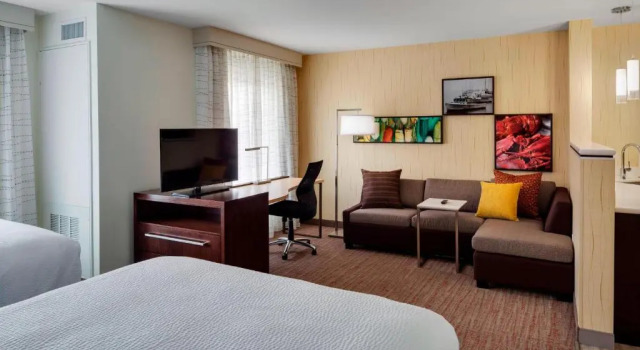 Двухместная студия Residence Inn by Marriott Bath Brunswick Area