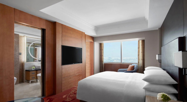 Dyrektorski dwuosobowy pokój Suzhou Marriott Hotel