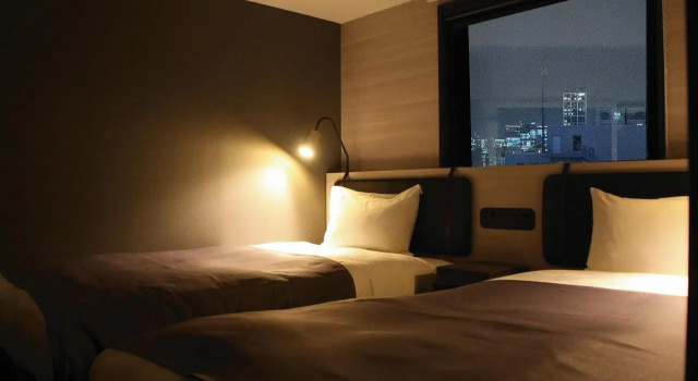 Двухместный номер с видом на город Dotonbori Hotel
