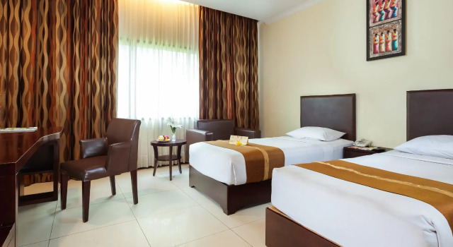 Deluxe Dvoulůžkový s manželskou postelí pokoj Sahid Montana Dua Hotel
