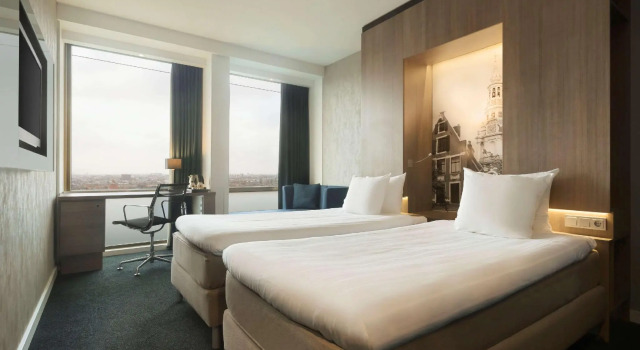 Двухместный номер Deluxe Leonardo Hotel Amsterdam Rembrandtpark