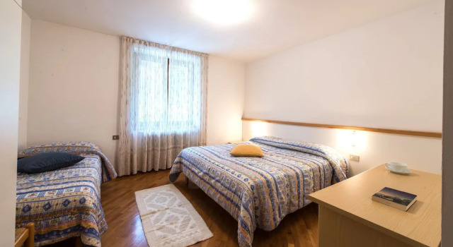 Апартаменты c 1 комнатой с балконом и с видом на озеро Residence Stefenine