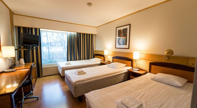 Трёхместный номер Standard Budget Hotel Raahe