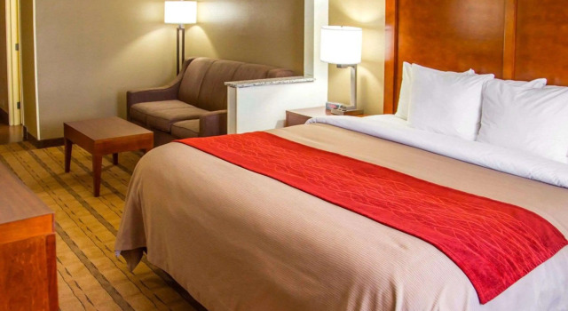 Двухместный люкс Comfort Inn & Suites Coralville - Iowa City near Iowa River Landing