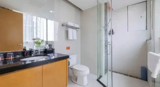 Люкс с 2 комнатами с видом на озеро Tujia Somerset Palm Springs Chongqing Serviced Residence