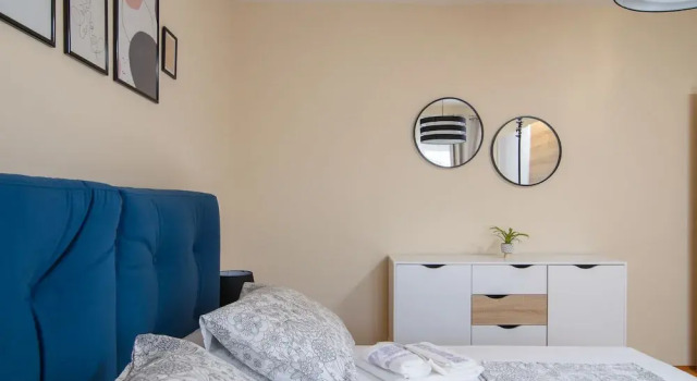Апартаменты Modern Apartment Near Trogir Beach With Sea View Terrace and Lounge Area
