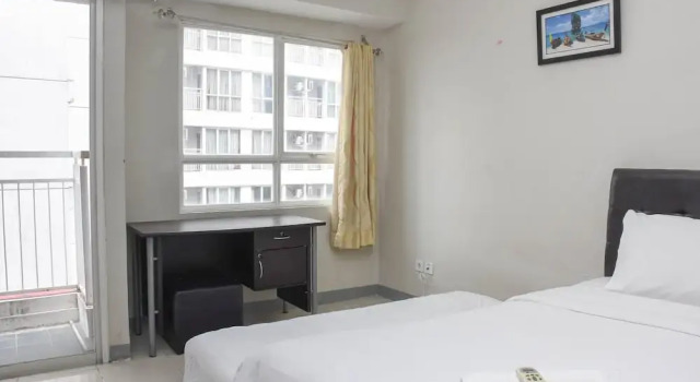 Homey And Tidy Studio Taman Melati Margonda Apartment Near Campus, Rezervasyon Daire Depok West Java