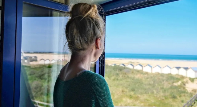 Одноместный номер Superior с видом на море Thalazur Ouistreham - Hôtel & Spa