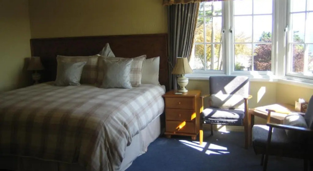 Deluxe dobbelt værelse med havudsigt Lamorna Lodge