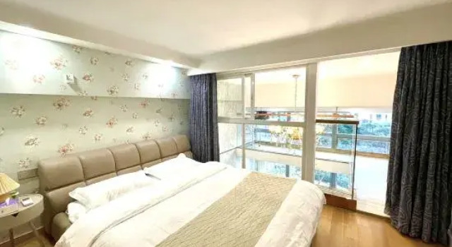 Семейный люкс Дуплекс с 2 комнатами Wenxi Seaview Duplex Suite Apartment