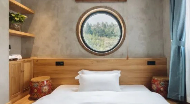 Люкс с 2 комнатами Wuxiang Duoyun Hostel