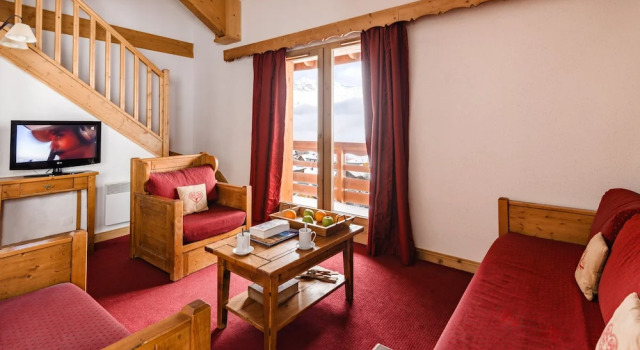 Апартаменты Дуплекс с 3 комнатами с балконом Résidence Lagrange Vacances Les Hauts de Comborcière