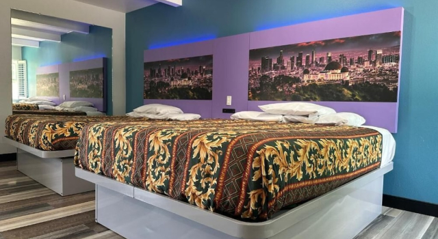 Четырёхместный номер Standard Fountain Inn Motel - Alhambra, Los Angeles