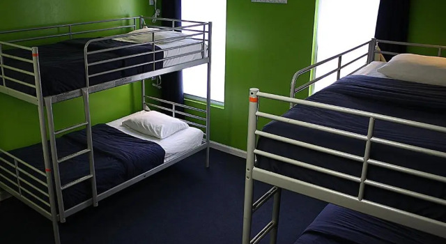 Кровать в общем номере Apple Hostels of Philadelphia