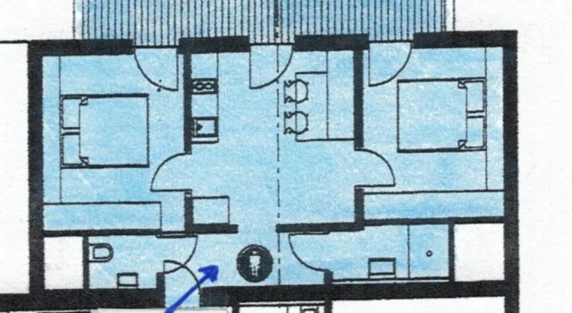 Апартаменты с 2 комнатами Gästehaus Waldrand Garni