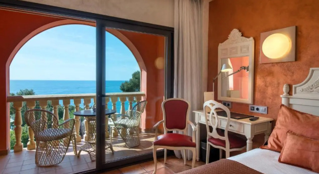 Двухместный номер с видом на море Hotel Cala del Pi