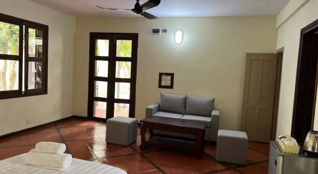 Семейный номер Standard с 2 комнатами с балконом и с видом на бассейн Natural Relax Villa