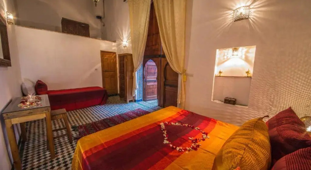 Standart dört kişilik oda Riad Gzira Fez