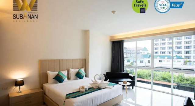 Двухместный номер Standard с балконом SUBANAN Hotel and Residence, Hatyai - โรงแรมทรัพย์อนันต์ เรสซิเด้นซ์ หาดใหญ่