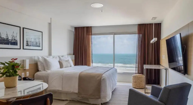 Одноместный номер Superior с видом на море Gran Mareiro Hotel