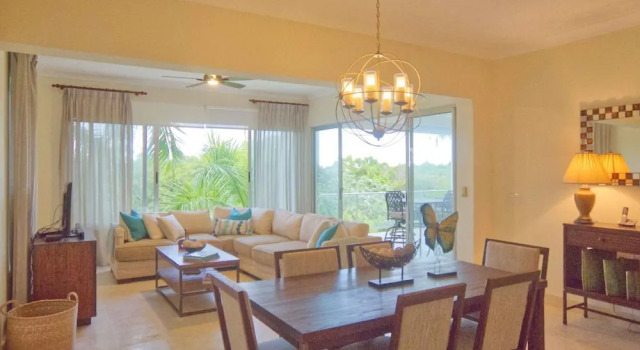 HDM 333 - Golf View Apartment in Exclusive Resort Access to Private Beaches, Prenota Appartamento Punta Cana Repubblica Dominicana