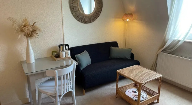 Номер Comfort Hôtel de la Plage et des Falaises, Villers sur Mer