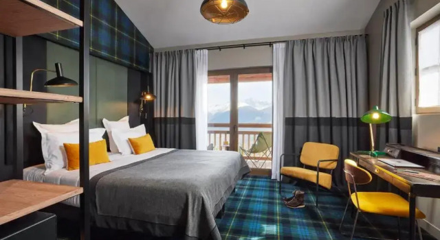 Двухместный номер Standard с видом на горы Chalet Alpen Valley, Mont-Blanc
