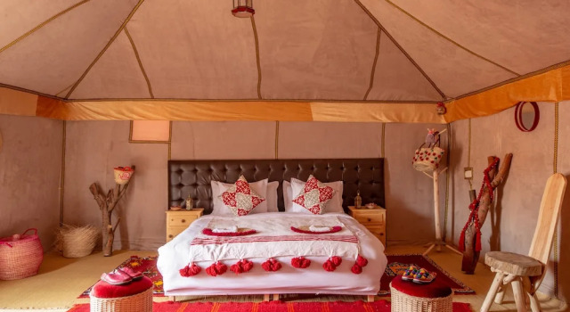 Sanmao Desert Luxury Camp, Rezerwuj Hotel Hotele w Meknes-Tafilalet ze śniadaniem, Śniadanie