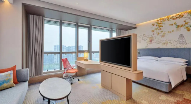 Двухместный номер Deluxe Hilton Garden Inn Suzhou Wuzhong