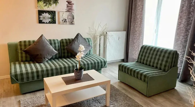 Апартаменты Deluxe с видом на горы HappyLivingApartments