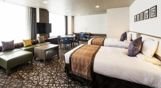 Семейный номер Superior HOTEL MYSTAYS Sapporo Nakajima Park
