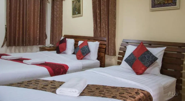 Трёхместный номер Deluxe с балконом и с красивым видом из окна Boon Bunleng Resort