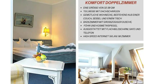 Номер Comfort Hotel Holsteiner Hof - Timmendorfer Strand