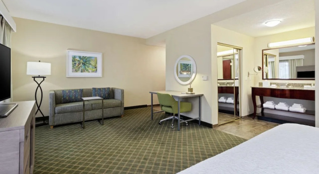Двухместная студия Hampton Inn West Palm Beach-Lake Worth-Turnpike