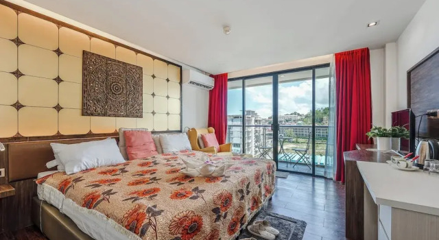 1BR Near Kata Beach Kids Pool C184, Забронировать Апартаменты/квартира Недорогие отели острова Пхукета, недорого