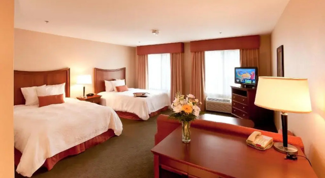 Четырёхместный номер Standard Hampton Inn & Suites Fresno