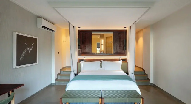Двухместный номер Deluxe c 1 комнатой с балконом и с видом на реку The David Livingstone Safari Lodge & Spa