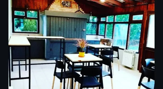 Кровать в общем номере Trastienda Guest House