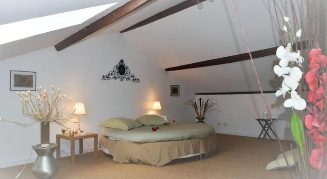 Люкс Superior Chambre dhôtes La Cour Des Saligues
