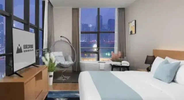 Двухместный люкс с видом на реку Beimei Jiang'an Hotel